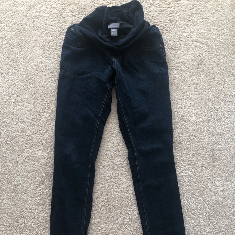 Oh Baby Maternity Jeans, dark blue, Size small